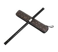 WESIEVYA Chinese Flute Vertical Dizi for Beginners Smooth Two-section Design Woodwind Instrument for Students and Intermediate Players Comes Elegant Box