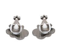 WESIEVYA Cloud Raindrops Shape Ear Clips Earrings for Ladies, Non-piercing White Drop Earrings Jewelry, Cute Lightweight Cloud Raindrop Design for Everyday Wear