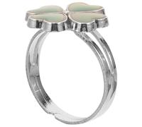 WESIEVYA Color Change Ring for Four-leaf Shamrock Stylish Mood Ring Jewelry Unique Compact Design Safe Comfortable Material Decorative