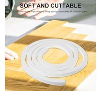 WESIEVYA Concrete Crack Caulking Filler Sponge, 0.59In Square Flexible Foam Strip for Expansion Joint and Wall Gap Filling