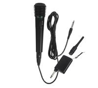 WESIEVYA Cordless Microphone Kit 6.3mm Jack 8-20m Versatile Singing Solution Random Color
