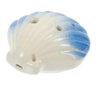 WESIEVYA Creative 6-Hole Ceramic Ocarina Shell Design, C Major Wind Instrument for Beginners and, Blue Cartoon Style Musical Instrument for Practice and Performance