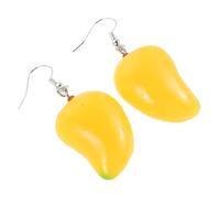 WESIEVYA Creative Mango Dangle Earrings for Women, Cute Tropical Fruit Jewelry Pendant, Lightweight Minimalist Drop Earrings Suitable for Daily Wear and