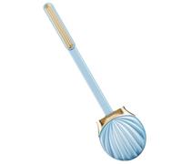 WESIEVYA Dead Angle Free Toilet Brush with Wall-mounted Storage, Tpr Material Long Handle Bathroom Closestool Cleaner in Blue for Practical and Elegant Home Use