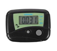 WESIEVYA Digital Lcd Pedometer Step Counter with Belt Clip Tracks Steps Distance Calories in Black