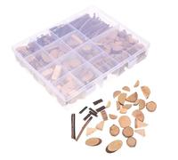 WESIEVYA DIY Wood Chips and Dried Branches for Craft Projects Natural Wood Slice for Kindergarten Boy Girl Sensory Play
