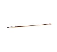 WESIEVYA Ebony Sandalwood Violin Bow 1/2 Size Double Parisian Eyes Round Bow for Beginners and School Training