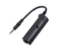 WESIEVYA Electric Guitar Effector Audio Interface Guitar Converter Adapter with 3.5mm Jack for Smartphone Recording Compatible with Amplifier and Music Equipment