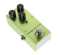 WESIEVYA Electric Guitar Effector True Bypass Guitar Effects Pedals Multi Tremolo Pedal Mini for True Fuzz Single Chorus Effect Power Device Volume Kit Boost Portable Green Aluminum Alloy