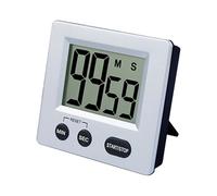 WESIEVYA Electronic Alarm Clock with 60 Minute Visual Countdown Timer, Wall Mountable Metal Digital Timer and Students, for Classroom and Home Use