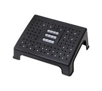 WESIEVYA Ergonomic Plastic Foot Stool Under Desk Footrest with Non-Slip Surface and Pressure Relief for Adults, Leg Rest for Office and Home Use