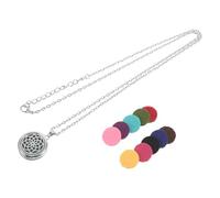 WESIEVYA Essential Oil Diffuser Aromatherapy Pendant Locket Necklace Stainless Steel with Perfume Pads for and Giving Suitable for Men and Women