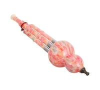 WESIEVYA Ethnic Chinese Gourd Hulusi c Key Flute Instrument for Adults Students and Music Lovers