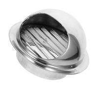 WESIEVYA Exhaust Vent Cap Resistant to Temperatures Easy Installation Stainless Steel Wall Mounted Built-in Screen Mesh for and Kitchen Extractor Dryer Vent Hose