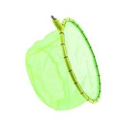 WESIEVYA Fluorescent Green Fishing Net Pouch Fish-friendly Soft Mesh Landing Net for Outdoors Versatile Shrimp and Catfish Catching Tool Lightweight and Compact for River Lake and Aquarium