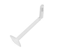 WESIEVYA Foldable Desktop Stand Condenser Interview Microphone White, Portable Recording Mic for Dslr Cameras and On-the-go Scenarios