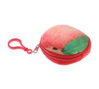 WESIEVYA Fruit Coin Purse Cartoon Pouch Mini Wallet Plush Bag Fuzzy Headset Pouch Great Present for Girls Women