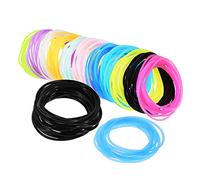 WESIEVYA Glow Bracelets Set 150pcs Night Luminous Silicone Bracelets Silicone Jelly Bangle for Girls