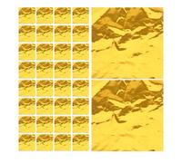 WESIEVYA Golden Foil Candy Wrappers for Personal Enjoyment and Gifting Square Shape 200pcs Practical Storage Wrapper, Delicate and Elegant Design for Chocolate Packaging