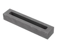 WESIEVYA Graphite Crucible Mold Strip Shape Black Metal Molds Casting with Quick Heating and Cooling Break Resistance for Casting Work