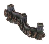 WESIEVYA Great Wall of China Model Miniature Decoration (22.5x7.5x7.5cm) Resin Historical Landmark Sculpture for Aquariums Terrariums and Miniature Landscapes