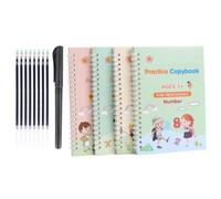 WESIEVYA Grooved Handwriting Practice Book with Ample Contents and Fun-filled Activities, Paper and Iron Materials, for School Use to Learn and Practice Hand Lettering