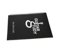 WESIEVYA Guitar Chord Book A4 Music Notebook with Blank Six-string Tabs Portable Guitar Score Book for Beginners and Practice