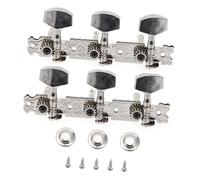 WESIEVYA Guitar Head Pegs 2 Sets of Closed and Open Acoustic Guitar Replacement Knobs Precision Tuning Accessories Sturdy Material