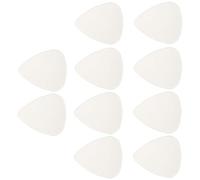 WESIEVYA Guitar Picks Practical Accessories White with Fine Workmanship 10 Pcs Lightweight Suitable for Guitars and Basses for Playing