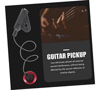 WESIEVYA Guitar Pickup for Acoustic Instruments Compact Sound Amplifier for Excellent Tone Restoration Durable Design for Use for Guitars and Ukuleles Xt