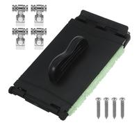 WESIEVYA Guitar String Cleaner Kit Lightweight for Stringed Instruments Fluff and Plastic Material with Easy to Put and Take off Design for Preventing Moisture Including Cello
