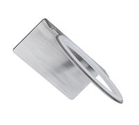 WESIEVYA Hair Dryer Rack Modern Design Wall Mounted Holder Stainless Steel Lightweight Easy Installation Suitable for Bathroom and Makeup Room