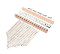 WESIEVYA Handmade Finger Piano Making Supplies 21-tone Kalimba Accessory Set Diy Piano Kit