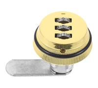 WESIEVYA Heavy Duty Metal Cabinet Lock with Digit Code Combination, Anti-Theft Password Lock for Cupboard and Cabinet, Resistant to Breakage, for Protection of Important Items and Security