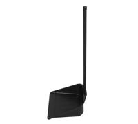 WESIEVYA Heavy Duty Metal Upright Dustpan with Long Handle, Seamless Stamping Process and Nonslip Design, 31 Inch Pan for Workshop Cleaning and Living Room Areas