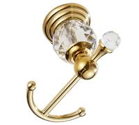 WESIEVYA Heavy Duty Stainless Steel Bathroom Towel Hook with Decorative Crystal Design, Fine Polishing Workmanship, Modern Style Wall Mounted Towel and Robe Hook for Kitchen and Bathroom