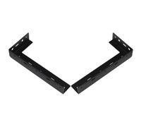 WESIEVYA Heavy Duty Wall Mounted Cabinet Brackets Space Saving and Improving Work Efficiency 2pcs Made of Cold Rolled Steel for Rustic Shelves with Brackets for Workshops and Studios