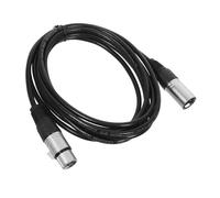 WESIEVYA Heavy Duty Xlr Male to Female Microphone Audio Cable Balanced Extension Cord for Dynamic Mics Studio Recording Podcast Mixer Amplifier Compatible Black