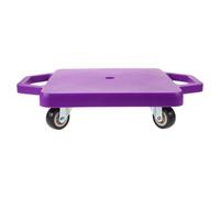 WESIEVYA Indoor Play Scooter Board, Kids Sit Down Scooter with Floor-Safe Casters, Sport Flat Board for Sitting Training, Gym Recess, Physical Activity Purple