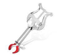 WESIEVYA Iron Trumpet Lyre Music Clip Sheet Holder for Marching Band Clarinet and Trumpet Sheet Music Stand Accessory with Firm Grip for Outdoor Performance