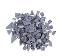 WESIEVYA Irregular Crystal Glass Mosaic Tiles Modern Decorative Stones 500g with Glitter Appearance Fine Workmanship and Safe to Decorate for Craft and Decor for Mosaic Arts