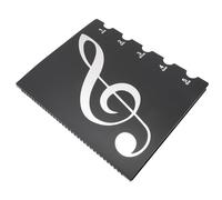 WESIEVYA Large Capacity Music File Folder A4 for Document Files and Music Sheets Lightweight High Grade Plastic Folder Suitable for Instrument Players and Students