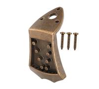 WESIEVYA Mandolin Metal Tailpiece Bridge with Tail Notch Traditional Mandolin String Accessory Replacement Part for Folk Instruments