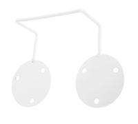 WESIEVYA Mattress Stopper Bed Mattress Retainer White round Iron Anti-slip Fixation Tool Versatile Compatibility Easy Installation for Wooden Bed