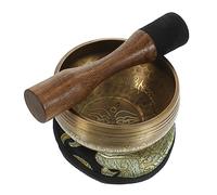 WESIEVYA Meditation Sound Bowl Yoga Chakra Tool Handmade Singing Bowl Set for Yoga Meditation Present for Lovers