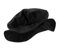 WESIEVYA Mens Renaissance Beret Flat Cap Black Polyester Medieval Muffin Style Hat Comfortable Fit and Portable Design for Art Performances and Halloween Cosplay