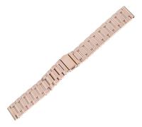 WESIEVYA Metal Watch Replacement Strap Stainless Steel Smartwatch Band with Buckle Chain Compatible with Garmin 3 7.28 Inch Comfortable Fit for Men and Women Sports