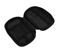 WESIEVYA Meter Carrying Cover Organizer Black Cloth Protective Lightweight for Diabetic Supplies Testing Kit, Tote, Car Compartment, Those Diagnosed with Diabetes