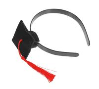 WESIEVYA Mini Graduation Hat Graduation Headband for Photo Booth Bachelor Cap Hairband