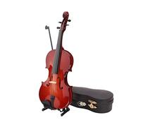 WESIEVYA Mini Violin Model for Desktop Decoration Violin Accessories Photography Props 14cm Safe Craft